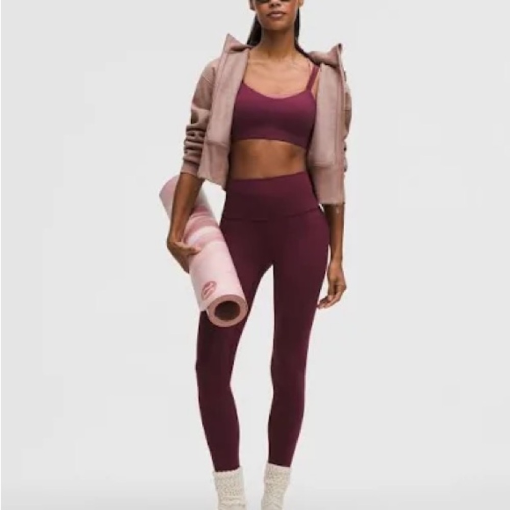 lululemon athletica Maroon High-Rise Leggings